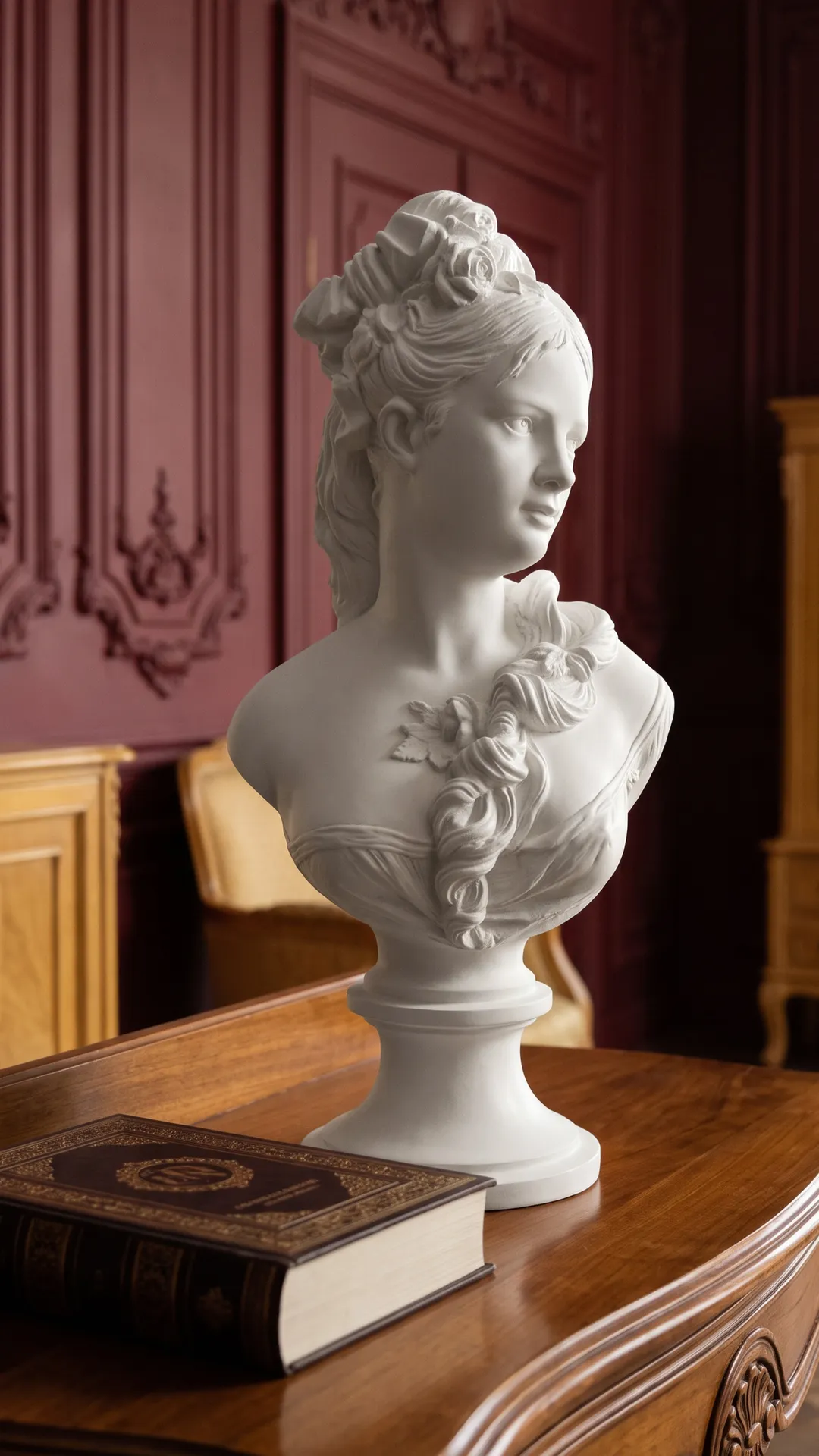 Бюст девушки рококо