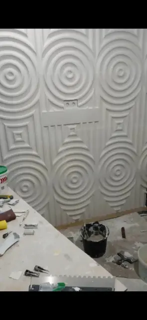 3D-панель с кругами, фрагмент