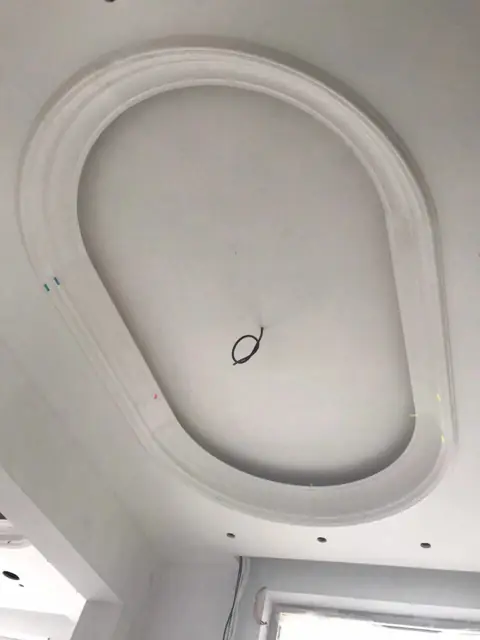 Овальный кессон, готовый