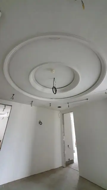 Овальный кессон, общий вид комнаты